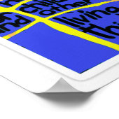 戦争は子どもには健康ではない ポスター (角)