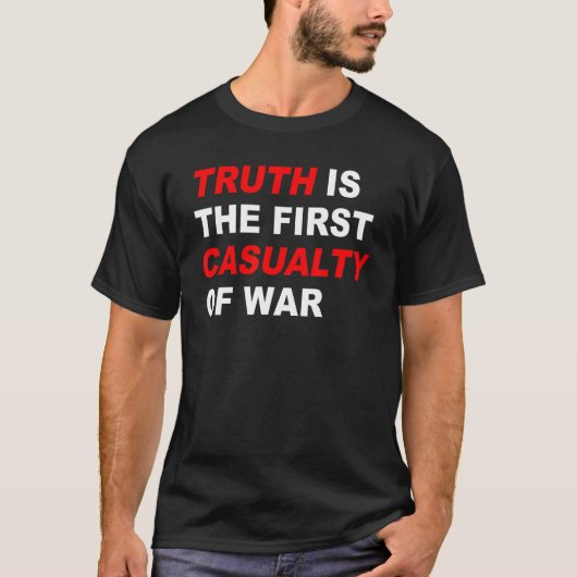 戦争は本当に初めてだ Tシャツ (正面)
