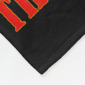 戦争は核キノコストップの域だ フリースブランケット (角)