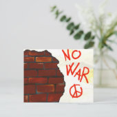 戦争は無絵画い。デジタルイラストレーション ポストカード (スタンド正面)