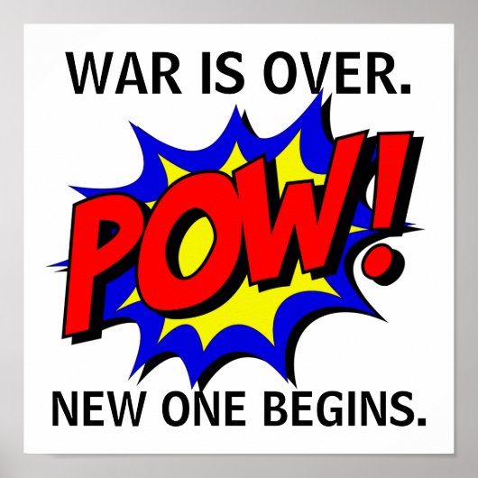 「戦争は終わった」ポスター ポスター (正面)