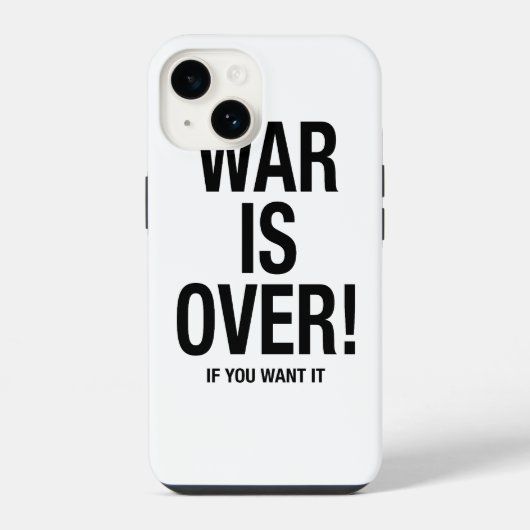戦争は終わった iPhoneケース (裏面)