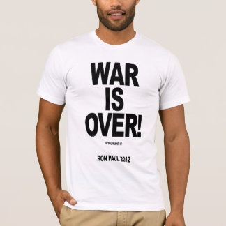 戦争は終わりました! 投票ロン・ポール2012年 Tシャツ