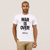 戦争は終わりました! 投票ロン・ポール2012年 Tシャツ (正面フル)