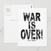 戦争は終擦り切れたわった ポストカード (正面/裏面)