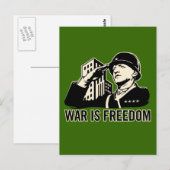 戦争は自由である ポストカード (正面/裏面)