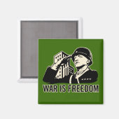 戦争は自由である マグネット (正面/裏面)