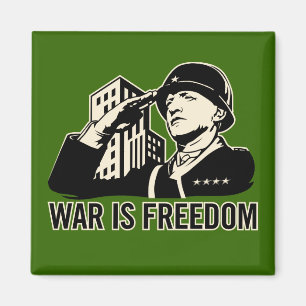 戦争は自由です マグネット