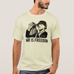 戦争は自由です Tシャツ