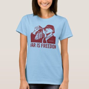 戦争は自由のTシャツです Tシャツ