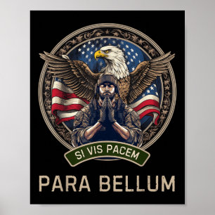 戦争もしの準備をして平和を望むSi Vis Pacem Par ポスター