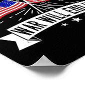 戦争もしは終わらない、戦争は終わる ポスター (角)