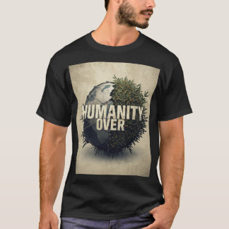 戦争より人道 – 反第一次世界大戦抗議アート詩 Tシャツ