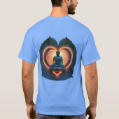 🌍☮️「戦争を乗り越えた仏」 – 世界の平和を求める声！ Tシャツ (裏面)
