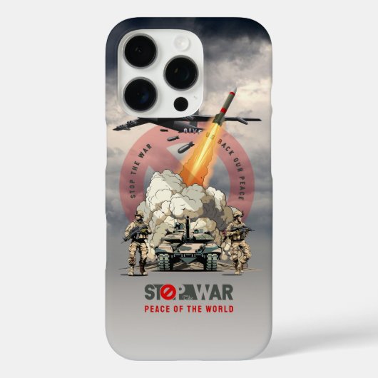 戦争を止めろ | Case-Mate iPhoneケース (裏面)