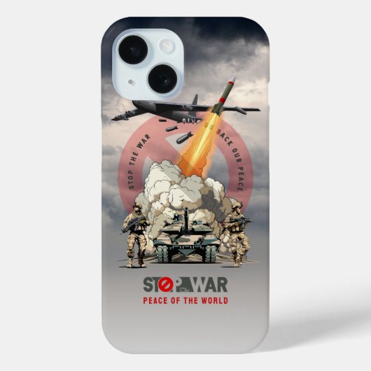 戦争を止めろ | Case-Mate iPhoneケース (裏面)