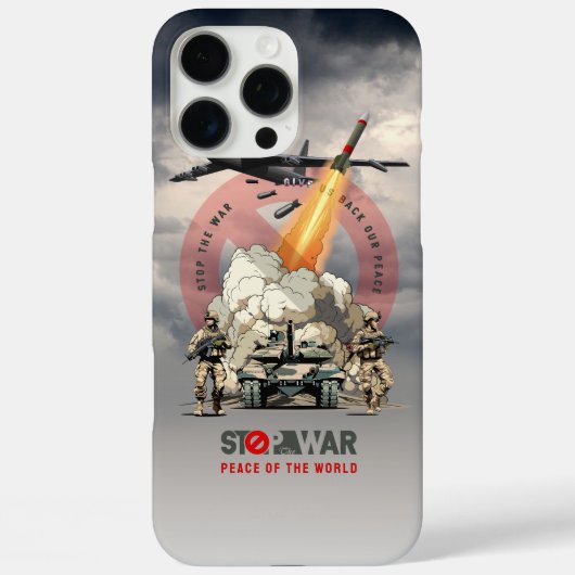 戦争を止めろ | Case-Mate iPhoneケース (裏面)