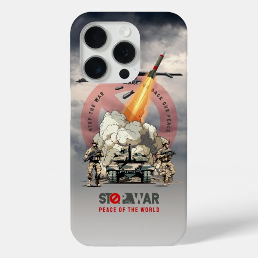 戦争を止めろ | Case-Mate iPhoneケース (裏面)
