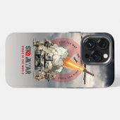 戦争を止めろ| iPhoneケース (裏面横)