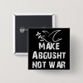 戦争を避ける 缶バッジ (正面&裏面)