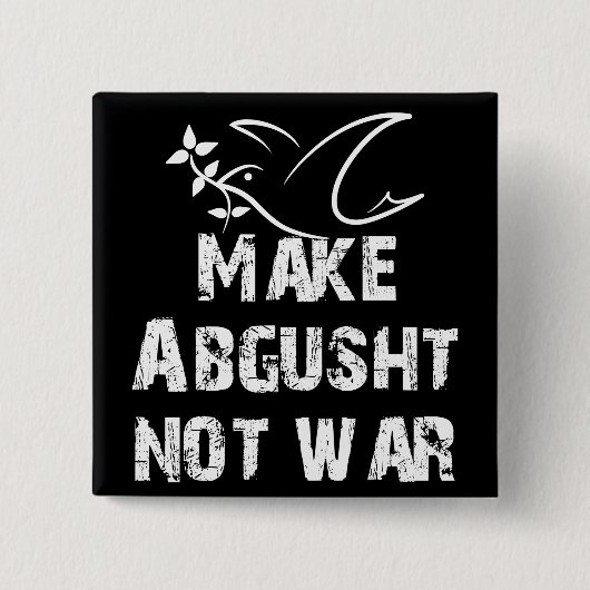 戦争を避ける 缶バッジ (正面)