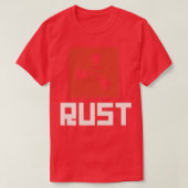 戦争ゲームの赤 Tシャツ (デザイン正面)