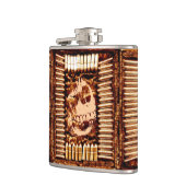 戦争スカル フラスク (左)