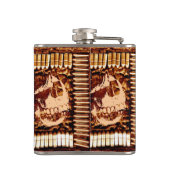 戦争スカル フラスク (裏面)