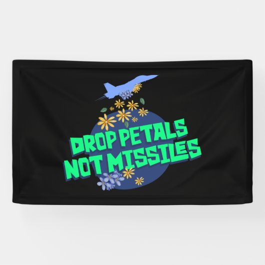 戦争ストップの旗 横断幕 (横)