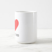 戦争ストーリーが好き コーヒーマグカップ (中央)