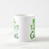 戦争タコスではなくタコスおもしろいを作る コーヒーマグカップ (中央)