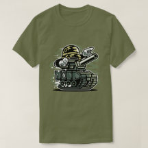 戦争タンク人のTシャツ