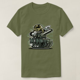 戦争タンク人のTシャツ Tシャツ