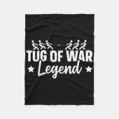 戦争ファンの綱引きの戦争の伝説のデザイン フリースブランケット (正面)