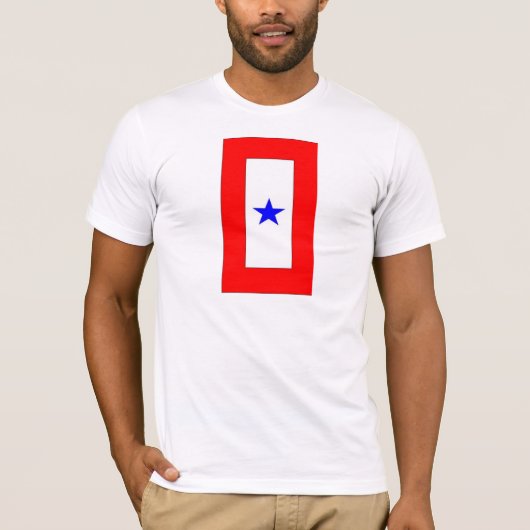 戦争マザーズ国旗1 Tシャツ (正面)