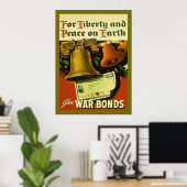 戦争与え債～ヴィンテージ第2次世界大戦ポスター ポスター (ホームオフィス)