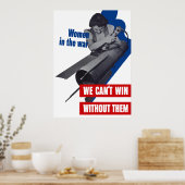 戦争中の女性 ポスター (キッチン)