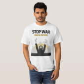 戦争停止 Tシャツ (正面フル)