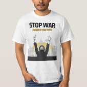 戦争停止 Tシャツ (正面)