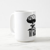 戦争反対 マグカップ (正面左)