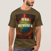戦争反対 Tシャツ (正面)