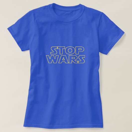 戦争反対 Tシャツ (デザイン正面)