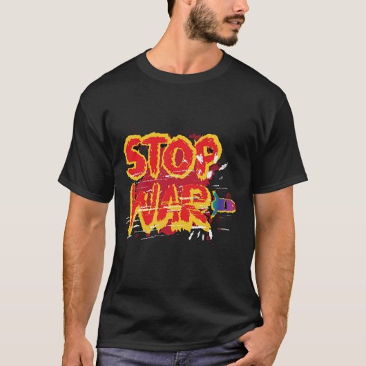 戦争反対 Tシャツ (正面)