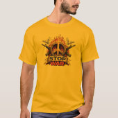 戦争反対 Tシャツ (正面)