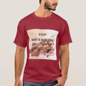 戦争反対 Tシャツ (正面)