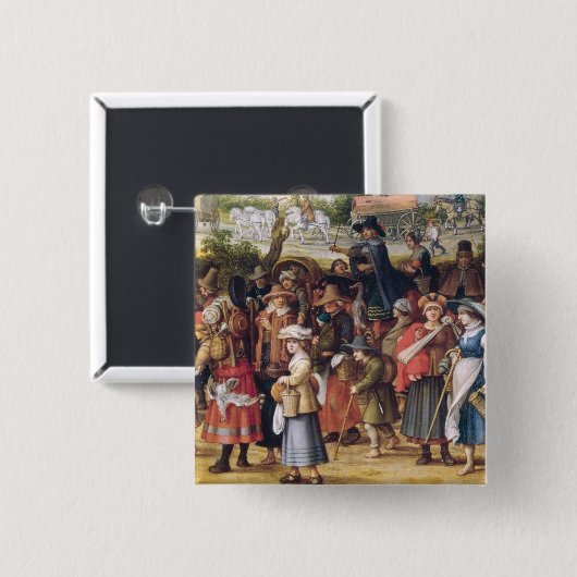 戦争場面 缶バッジ (正面&裏面)