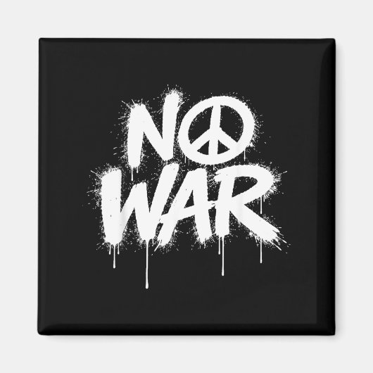 戦争平和抗議世界自由独立記念日 マグネット (正面)