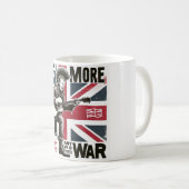戦争抗議のマグカップ コーヒーマグカップ (正面右)