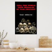 戦争抗議 ポスター (キッチン)