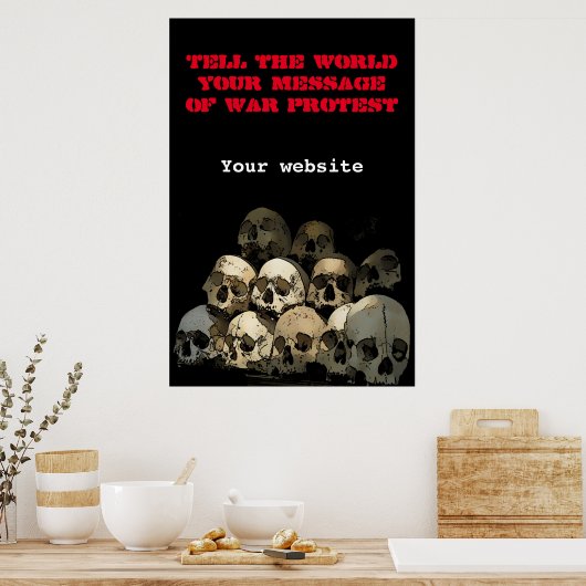 戦争抗議 ポスター (キッチン)